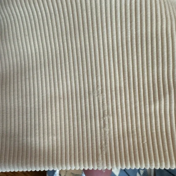 Beach Riot Blue and White Carlie One Piece Swimsuit Cut-Out Design & Belt large - Picture 13 of 13